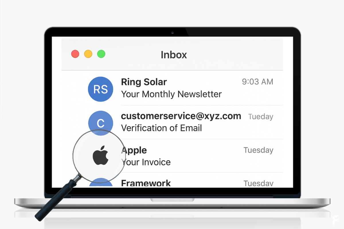 Şirket logolarını Apple Mail & Co.'da görünür kılma